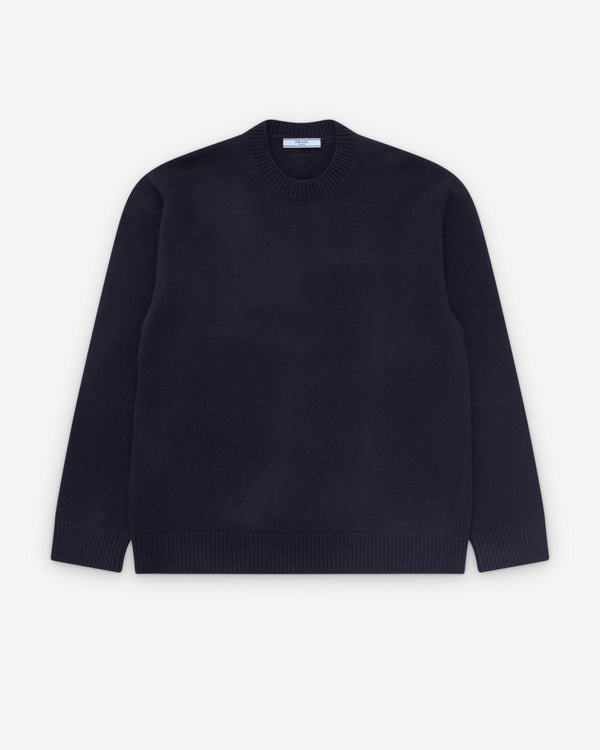 Prada  - Women's Elbow Patch Sweater - (Navy)