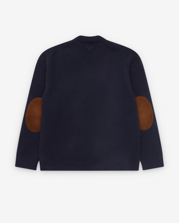 Prada  - Women's Elbow Patch Sweater - (Navy)