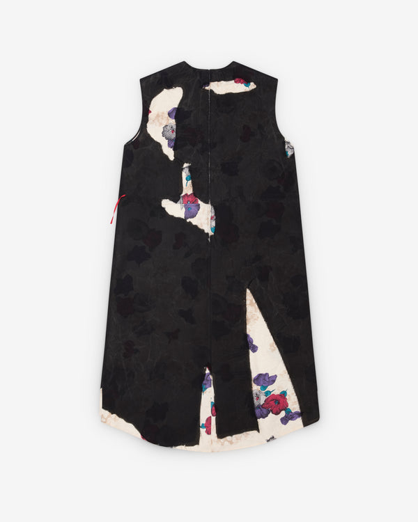 Prada  - Women's Devoré Georgette Dress - (Black)