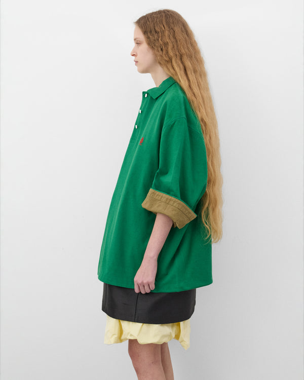 Prada  - Women's Old Piqué Blouson - (Green)