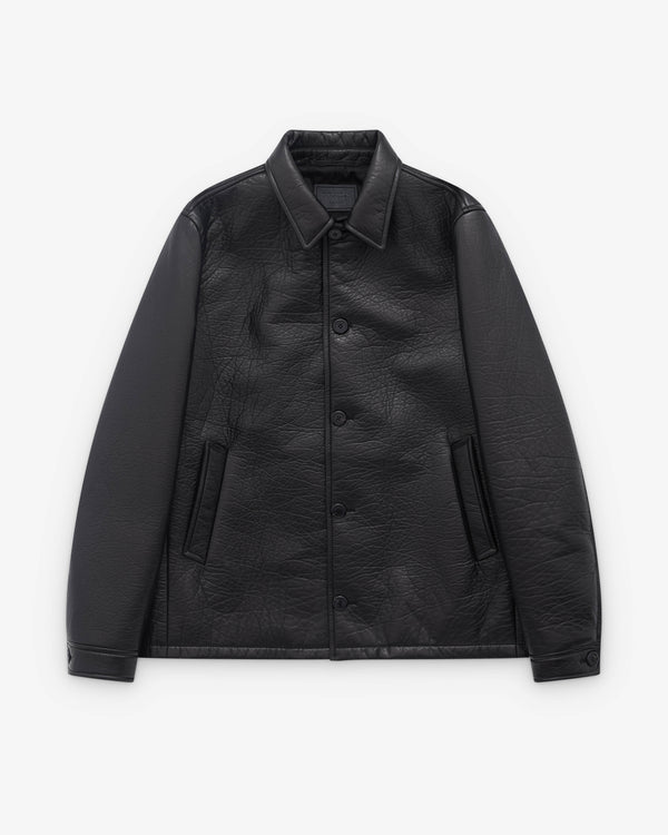 Prada - Men’s Nappa Leather Caban Jacket - (Black)