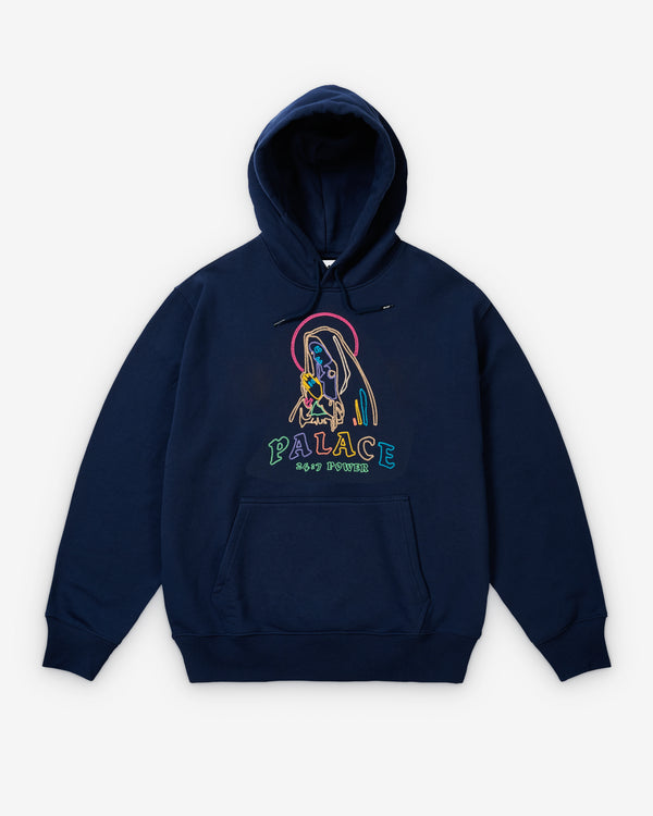 Palace - Men's Pray For Us Hoodie - (Navy)