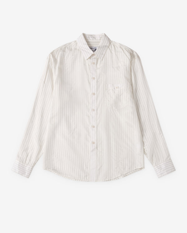 Pretty Relics - Men's Striped Lining Shirt - (Ivory Stripe)