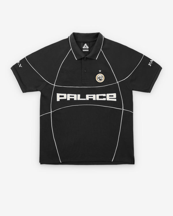 Palace - Men's Pro Team Piped Polo - (Black)