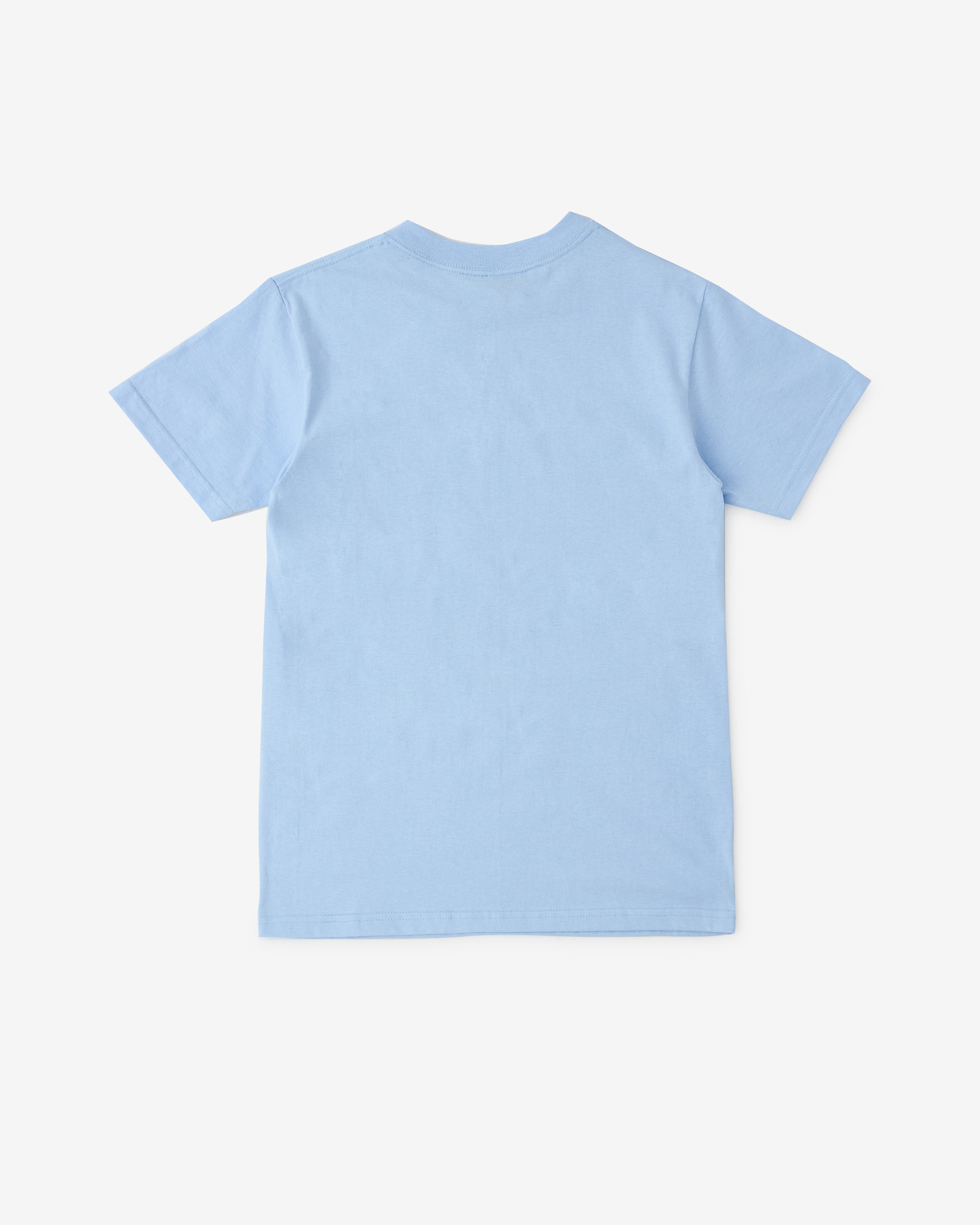 PUNKANDYO: Men's Varsity Script T-Shirt (Blue) | Dover Street
