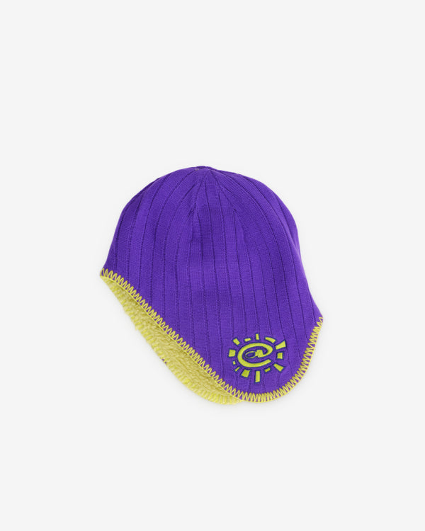 Always Do What You Should Do - Reversible Ear Flap Hat - (Purple/Green)