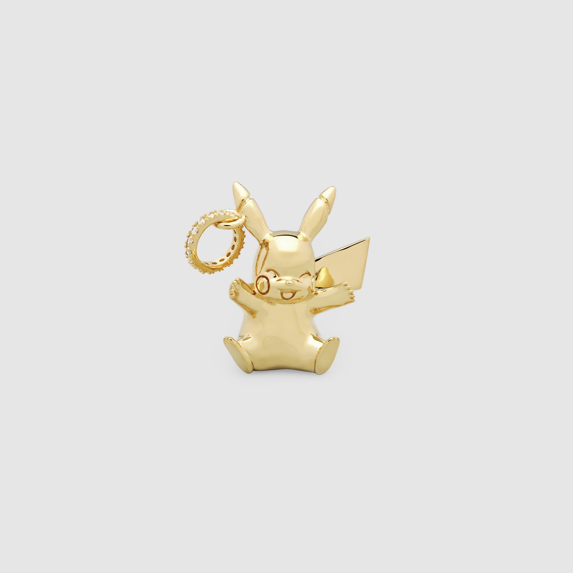 Tom Wood - Pikachu Happy Gold Charm - (Yellow Gold) view 1