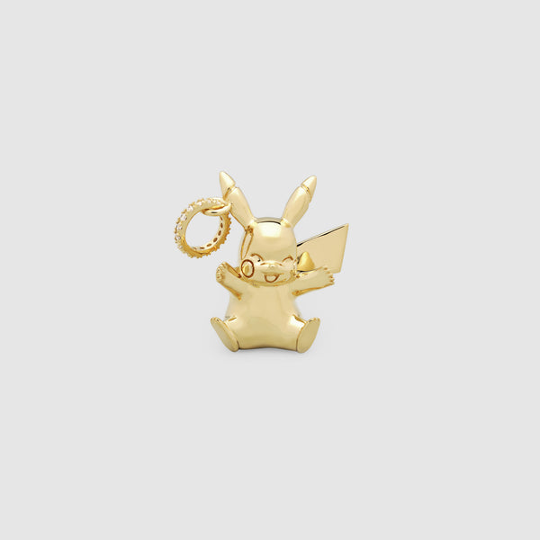 Tom Wood - Pikachu Happy Gold Charm - (Yellow Gold)