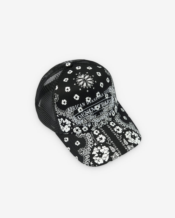 Denim Tears - Men's Paisley ADG Stamp Cap - (Black)
