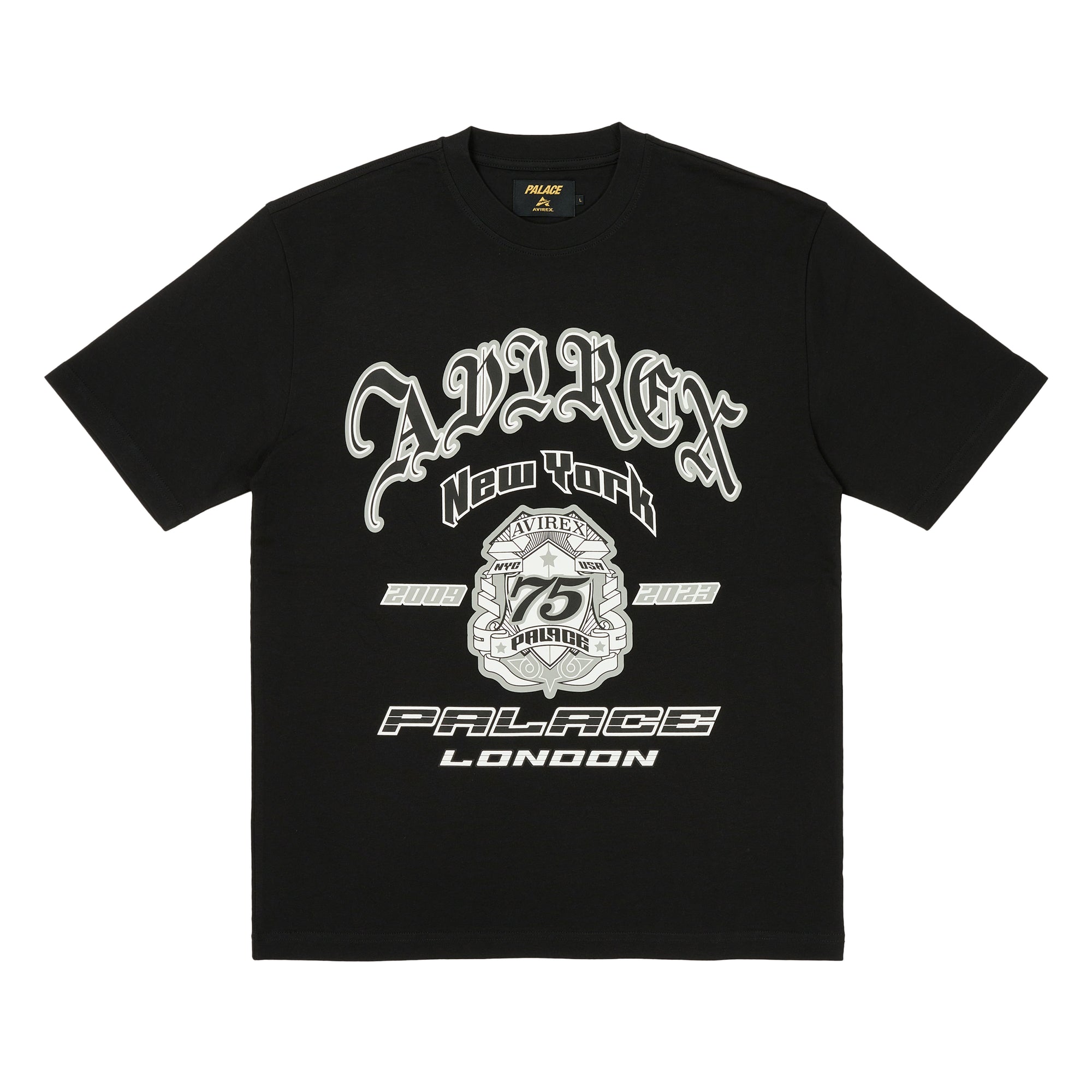 Palace - Palace Avirex T-Shirt - (Black) view 1