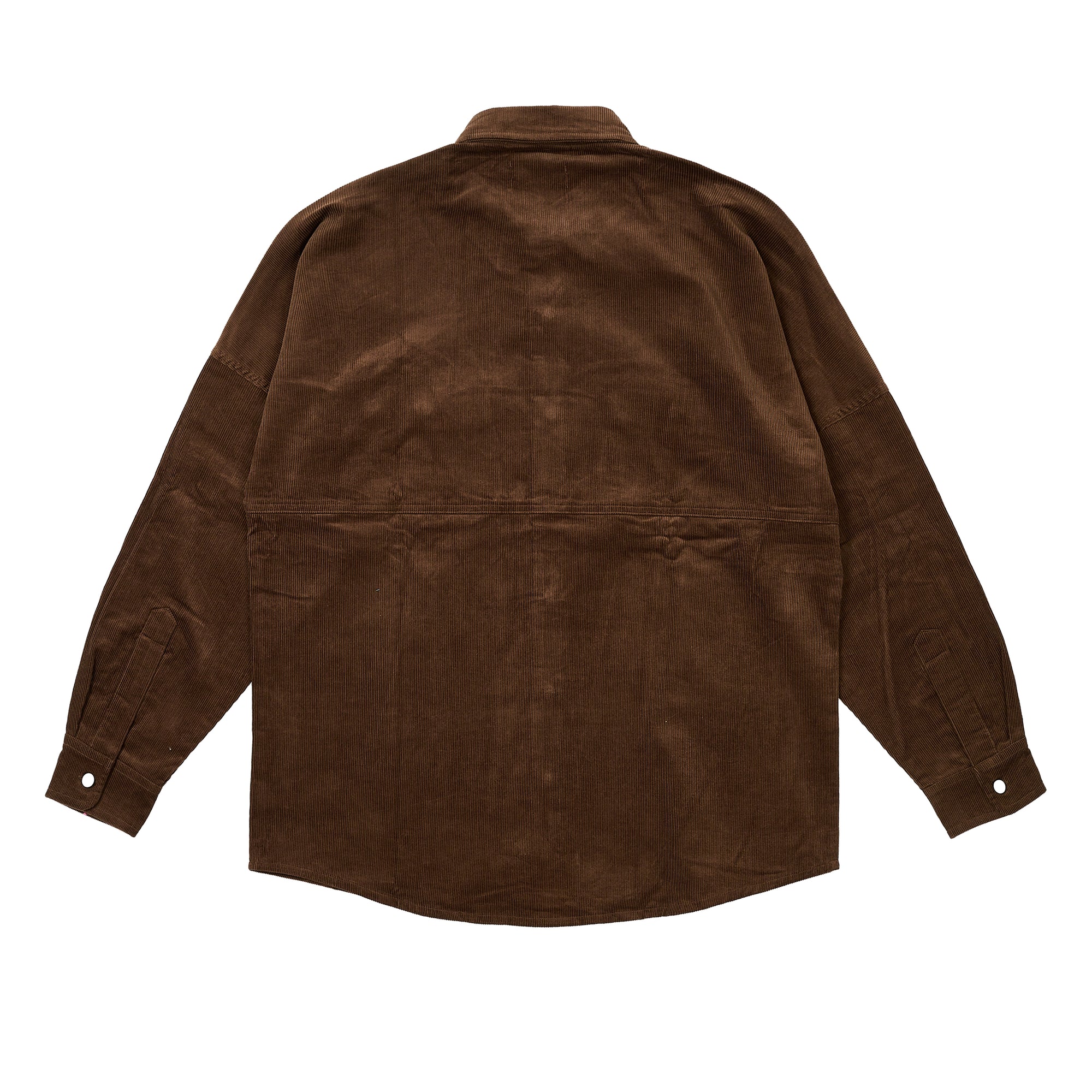 Palace - Men's Drop Shoulder Cord Shirt - (Nice Brown) view 2