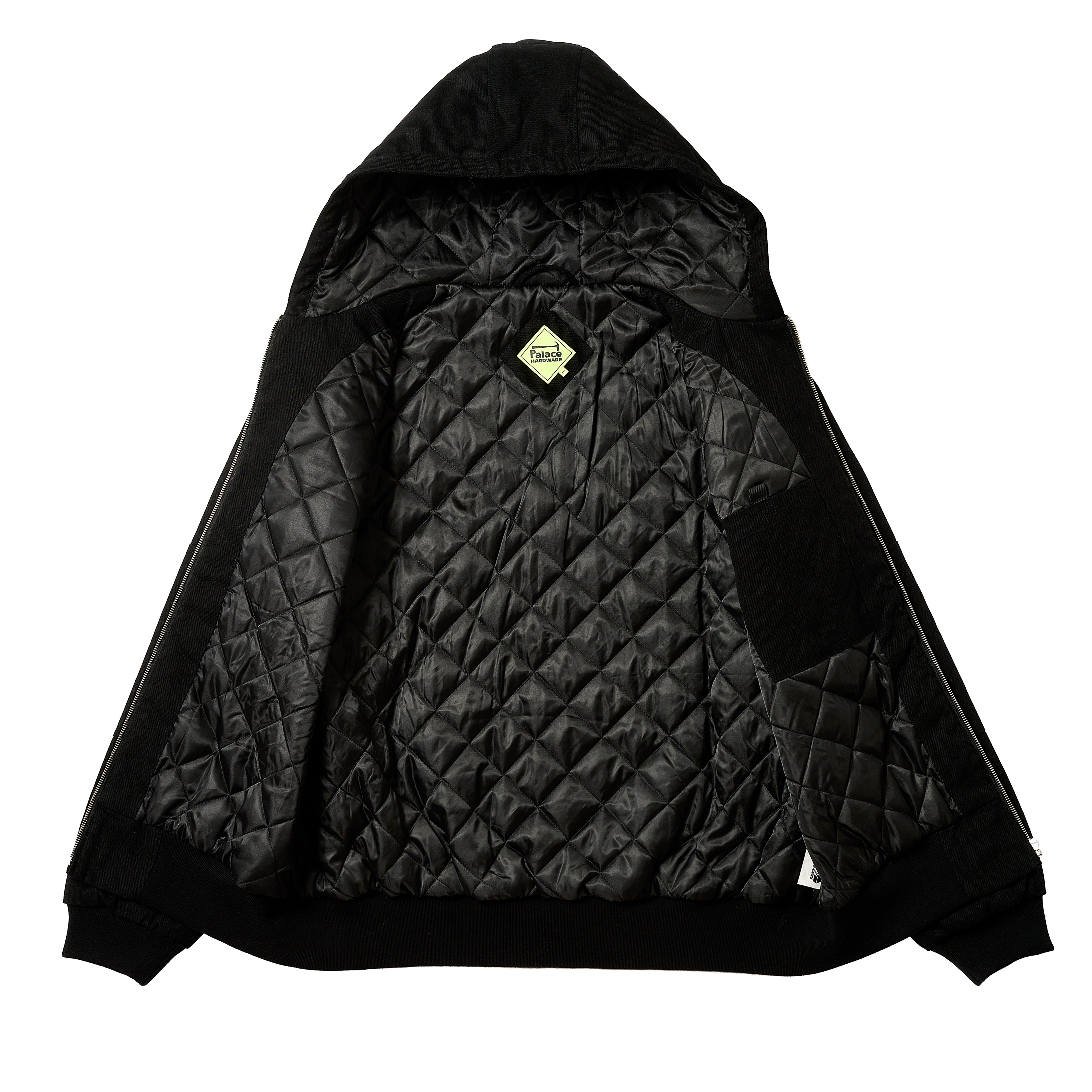 Palace - Palace Hardware Hooded Workwear Jacket - (Black) | Dover ...