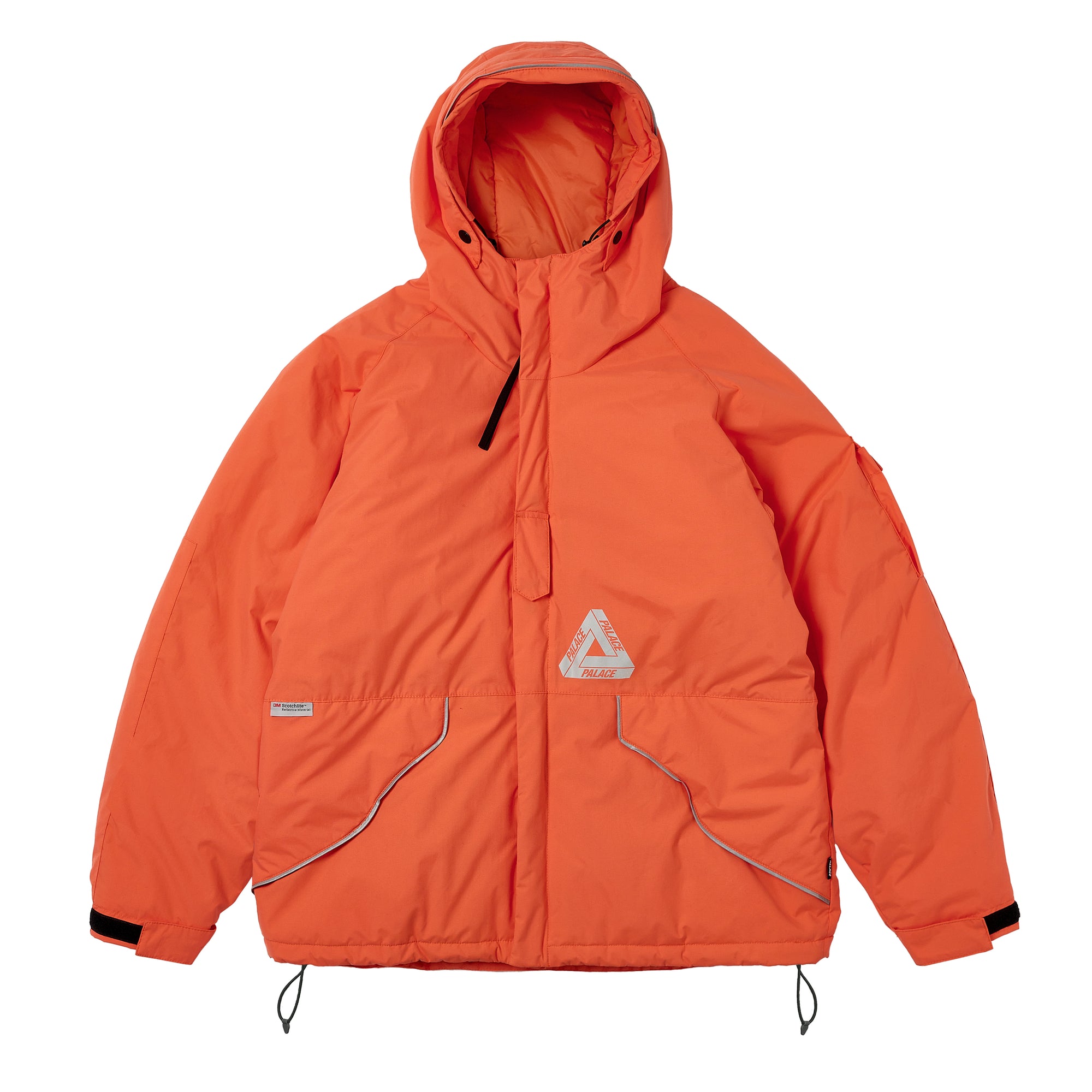 Palace - Men's P-Tech Hooded Jacket - (Orange) view 1