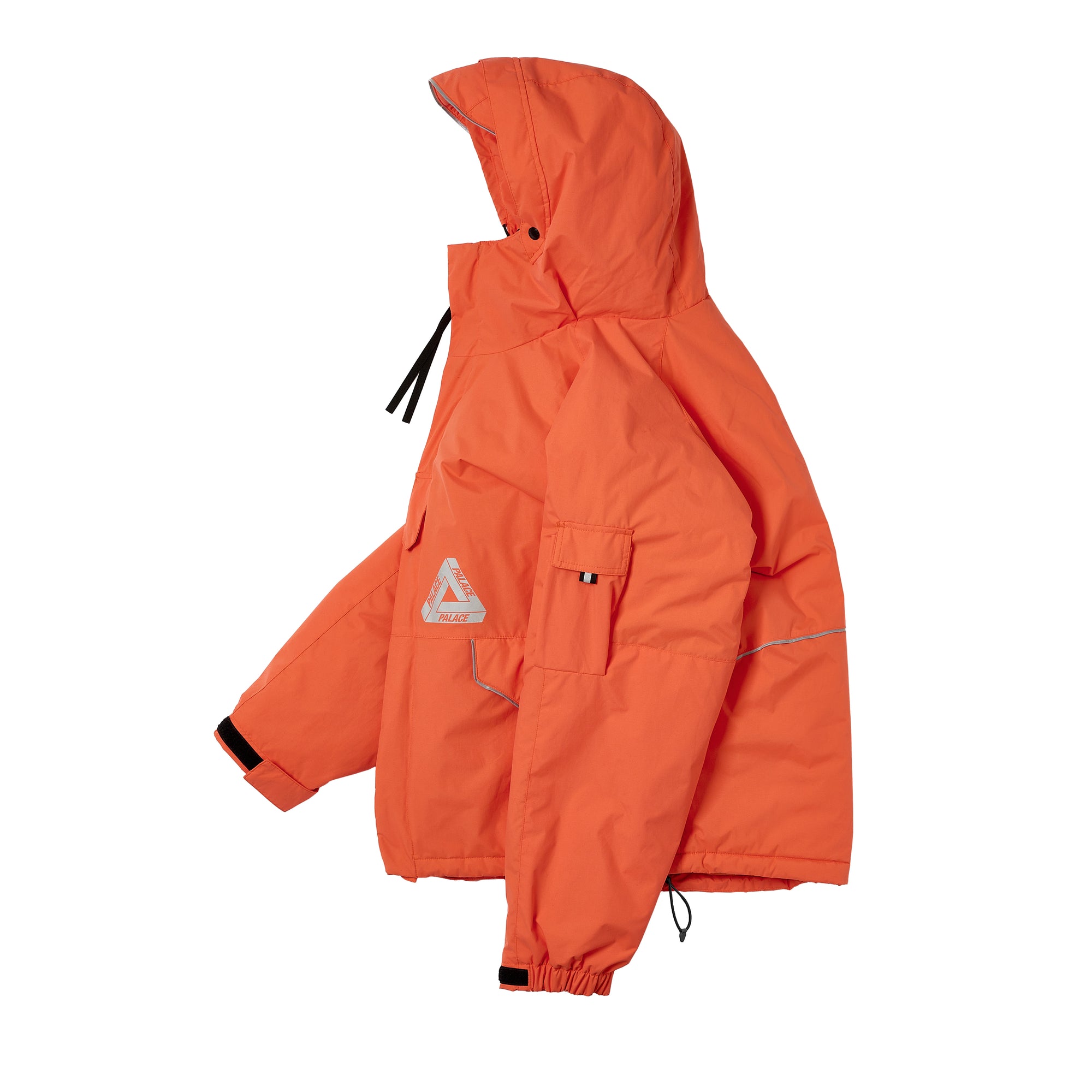 Palace - Men's P-Tech Hooded Jacket - (Orange) view 3