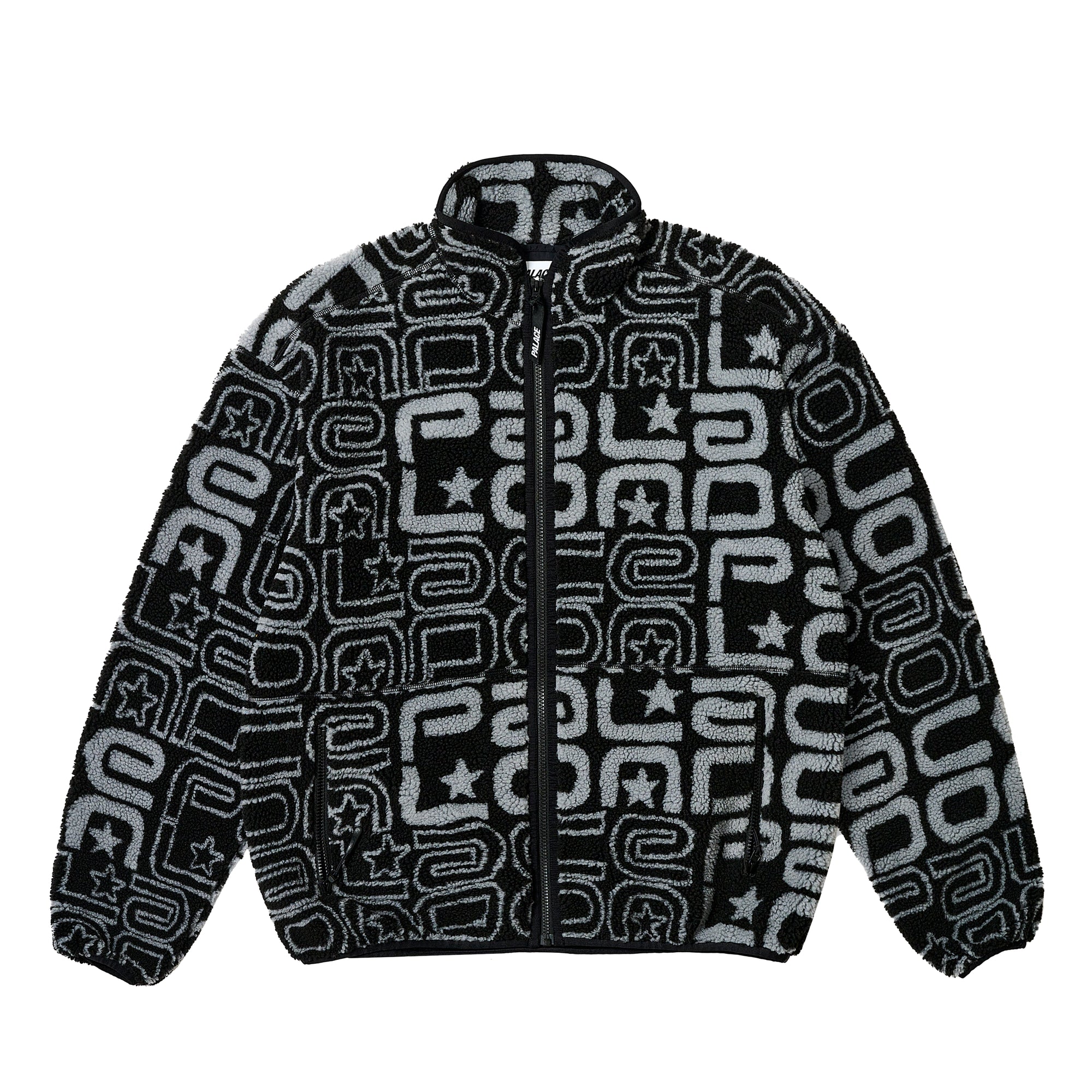 Palace - Men's Joyrex Fleece Jacket - (Black) view 1