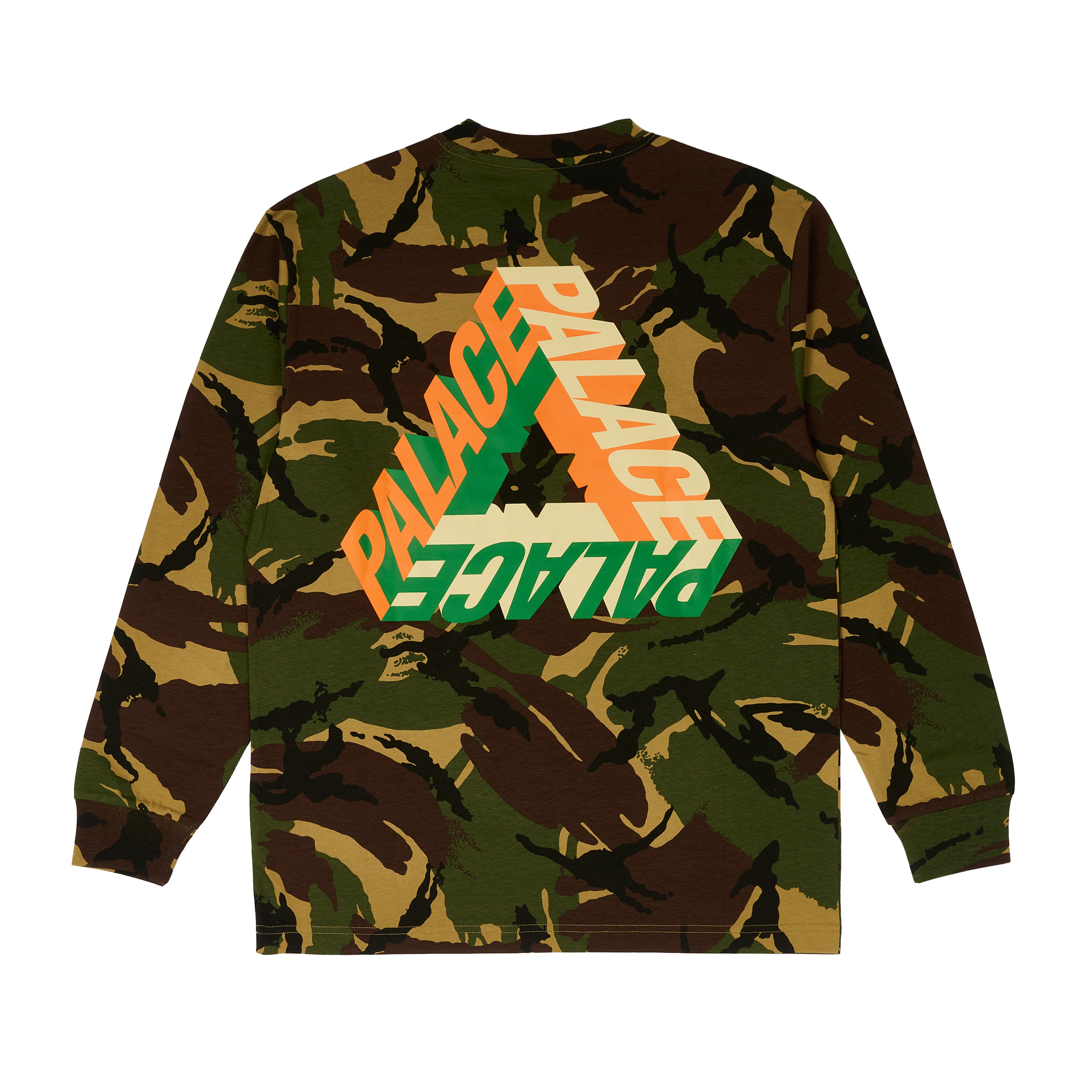 Palace - Men's P-3D Longsleeve - (Woodland) | Dover Street Market