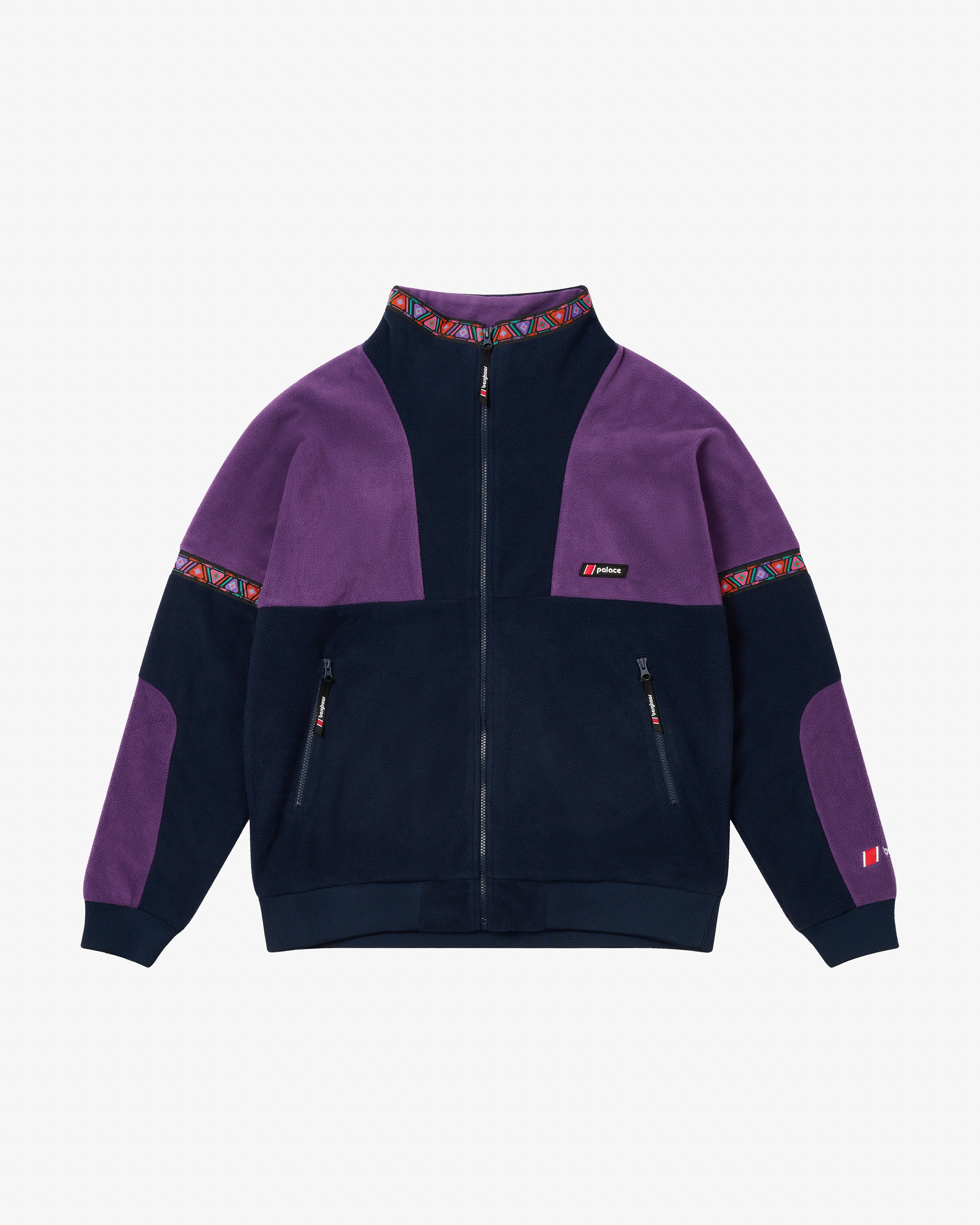 Palace Men s Palace Berghaus Fleece Grey Purple DSML E SHOP