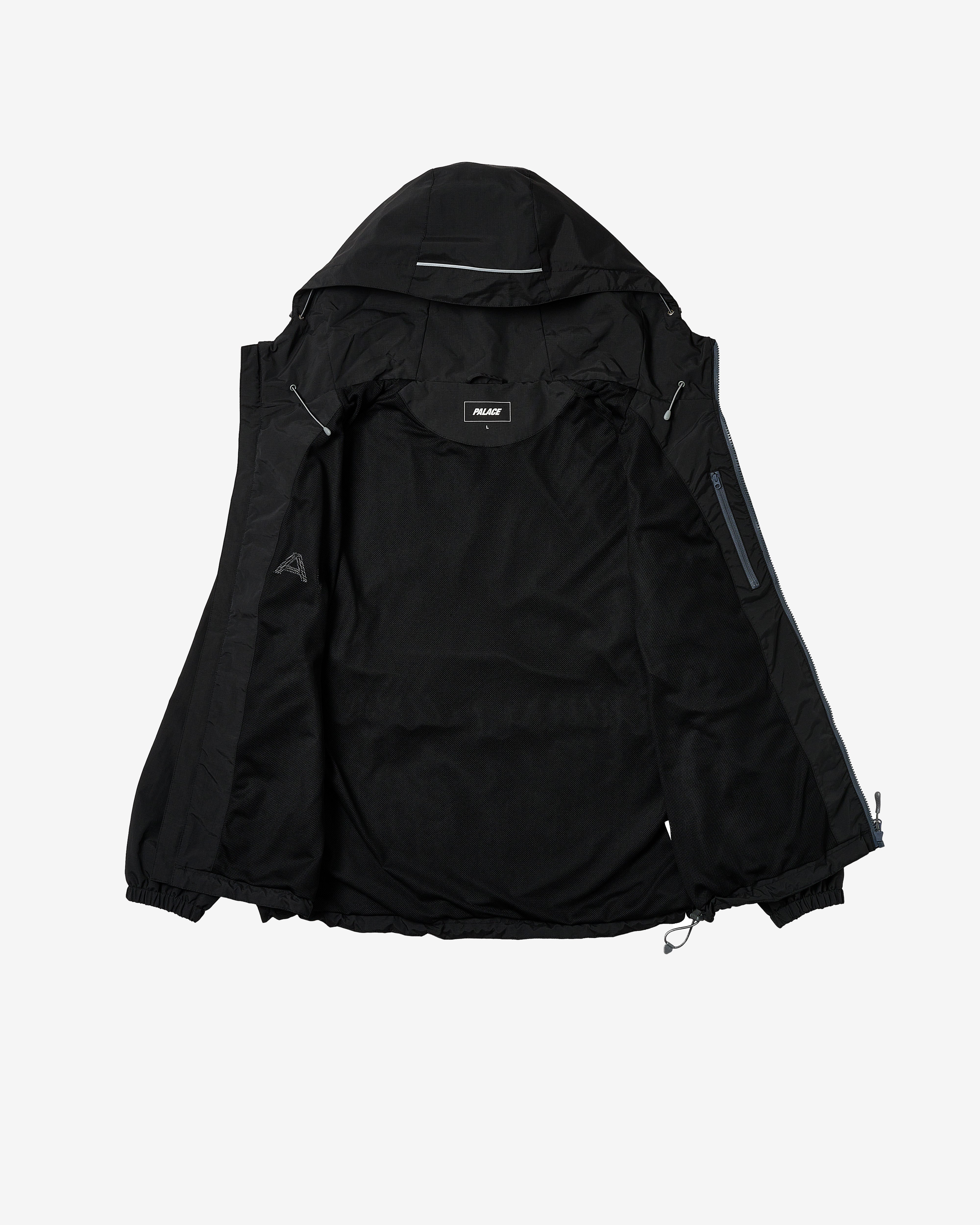 Palace - Men's Arc Shell Hooded Jacket - (Black)