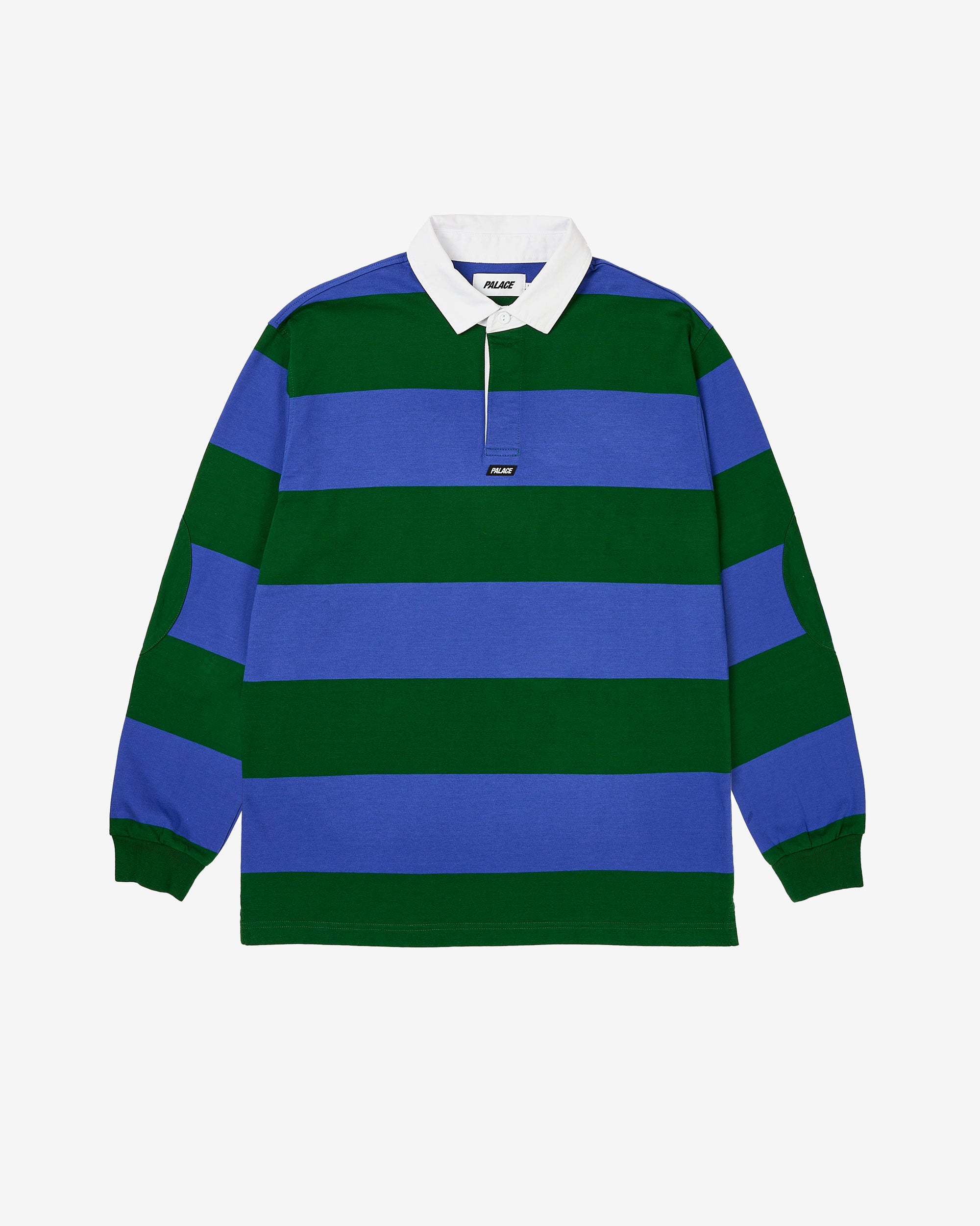 Palace - Men's Elbow Stripe Rugby - (Blue/Green) view 1