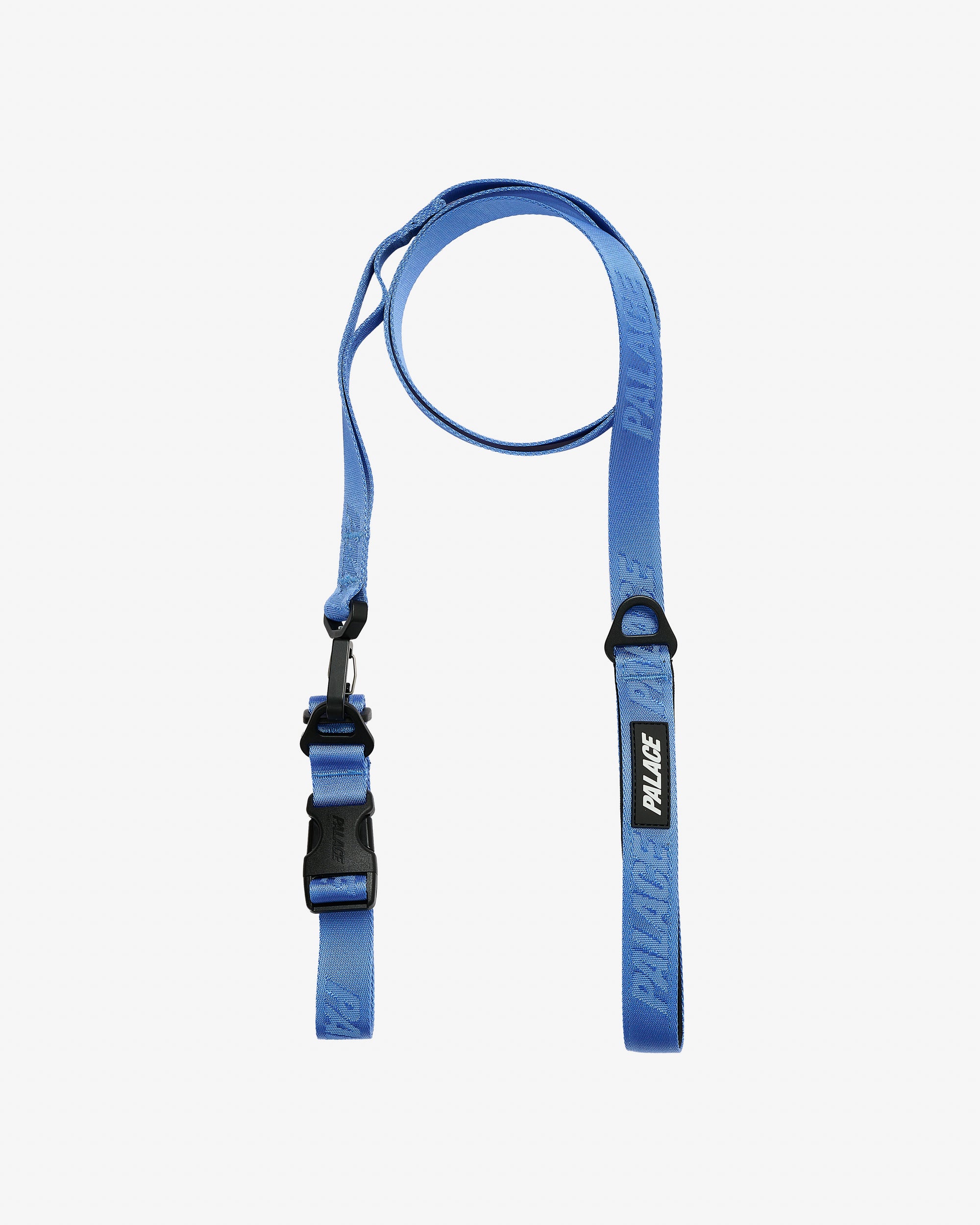 Palace - Jacquard Logo Dog Collar And L - (Blue) view 1