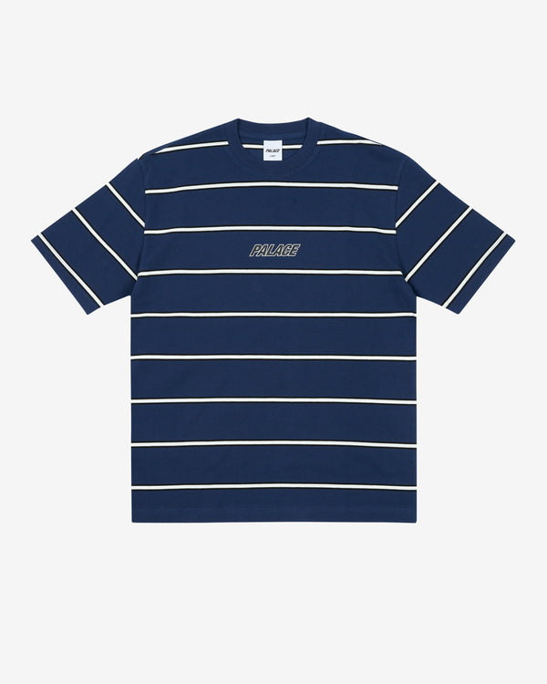 Palace - Men's Duo Stripe T-Shirt - (Navy)