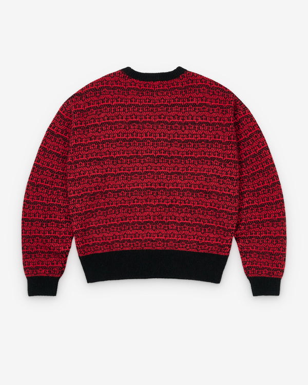 The Trilogy Tapes - Men's Shadow Multiple Knit - (Carmine)