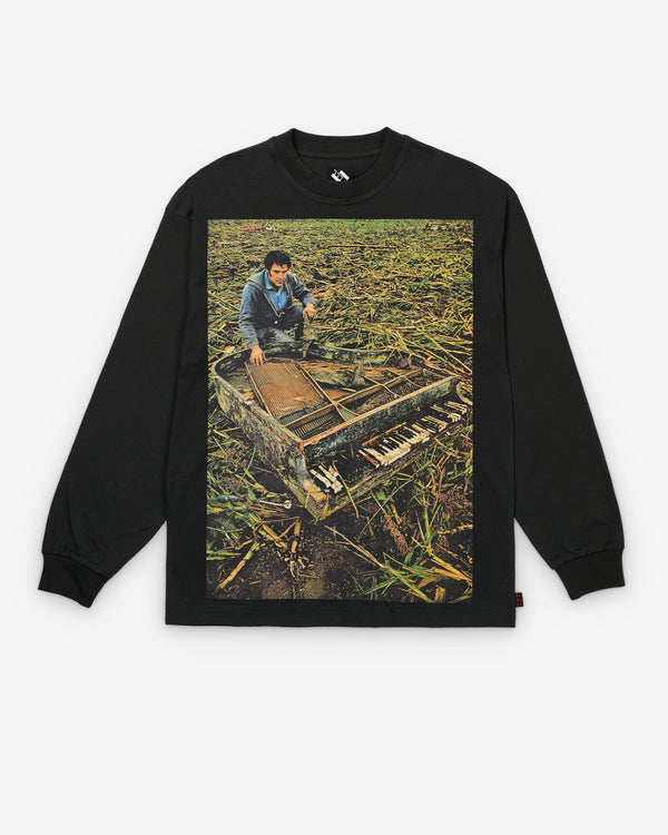 The Trilogy Tapes - Men's Piano Storm Longsleeve - (Black)