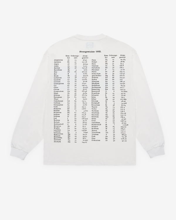 The Trilogy Tapes - Men's Atomgewichte Longsleeve - (White)