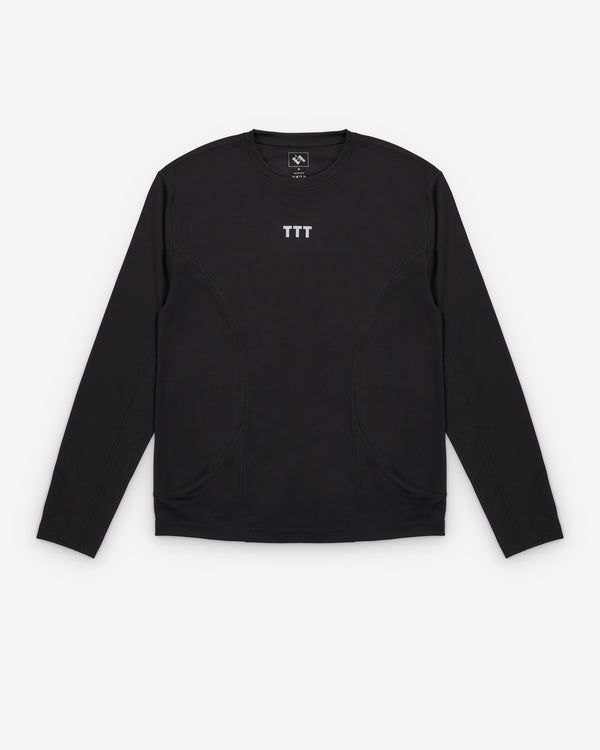 The Trilogy Tapes - Men's 3M Winter Longsleeve Running Top - (Black)