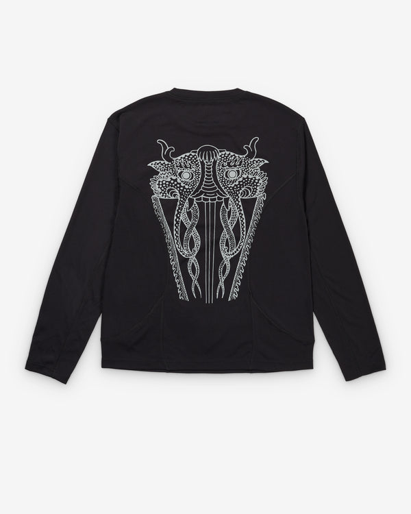 The Trilogy Tapes - Men's 3M Winter Longsleeve Running Top - (Black)
