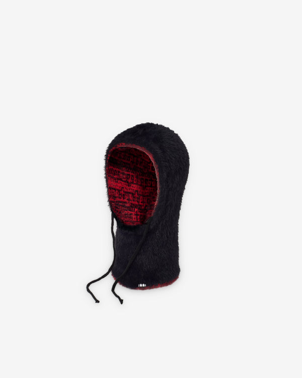 The Trilogy Tapes - Men's Shadow Multiple Knitted Hood - (Carmine/Black)