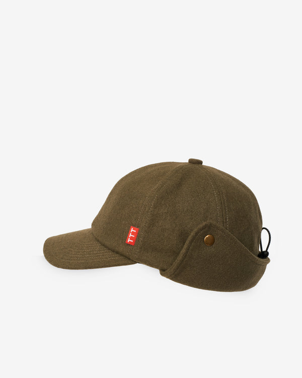 The Trilogy Tapes - Men's Trapper Hat - (Olive)
