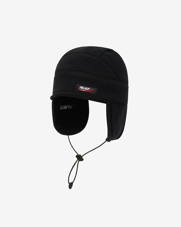 Palace - Men's Polartec Earflap Tech Beanie - (Black)