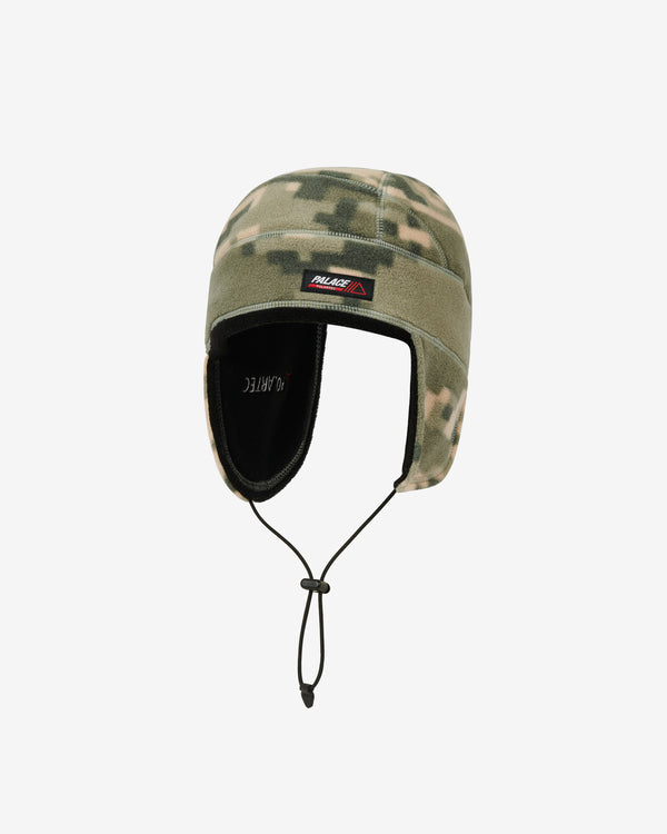 Palace - Men's Polartec Earflap Tech Beanie - (Tiger Digi Camo)