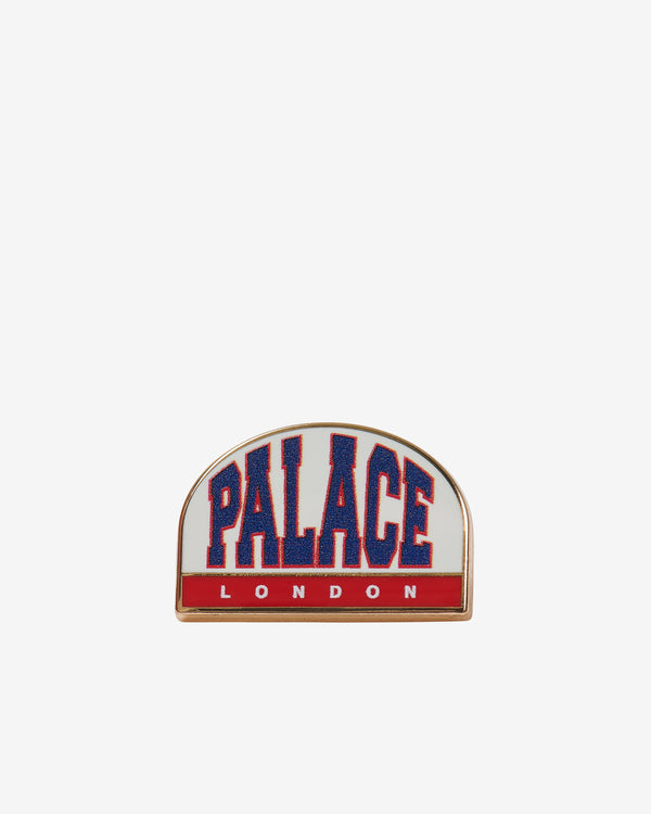 Palace - Breakout Pin Badge - (White/Red)