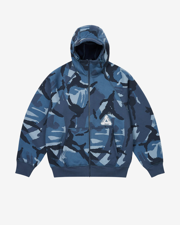 Palace - Men's Thermal Bonded Cap Hood - (Blue Dpm)