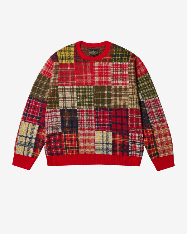 Palace - Beams+ Men's Crew Knit - (Patchwork)