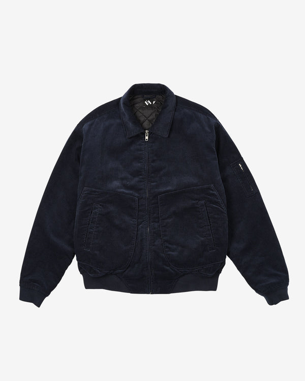 The Trilogy Tapes - Men's TTT Cord Bomber - (Navy Blue)