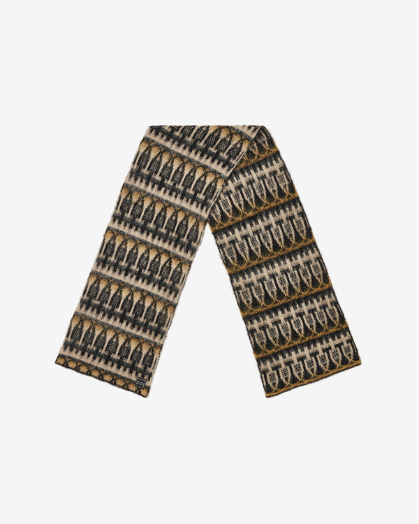 The Trilogy Tapes - Mohair Knitted Repeat Scarf - (Multi)