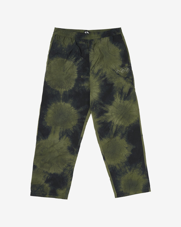 The Trilogy Tapes - Men's Tech Beach Pants - (Black/Olive Marble)