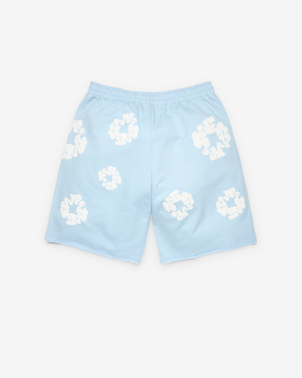 Denim Tears - Men's Powder Cotton Wreath Sweatshort - (Blue)