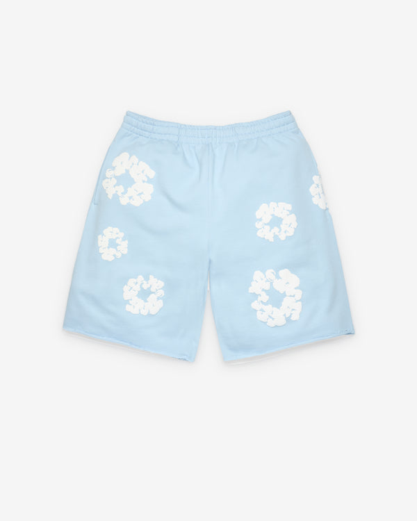 Denim Tears - Men's Powder Cotton Wreath Sweatshort - (Blue)