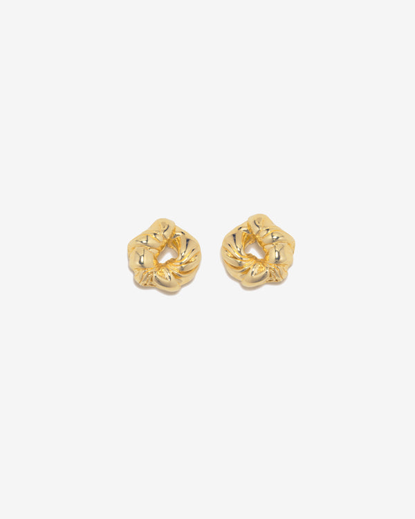 Completedworks - Gold Plated Circle Earrings - (Gold)