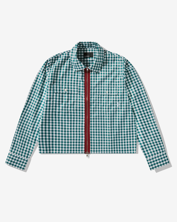 Rassvet - Men's Check Zip Shirt - (Green)