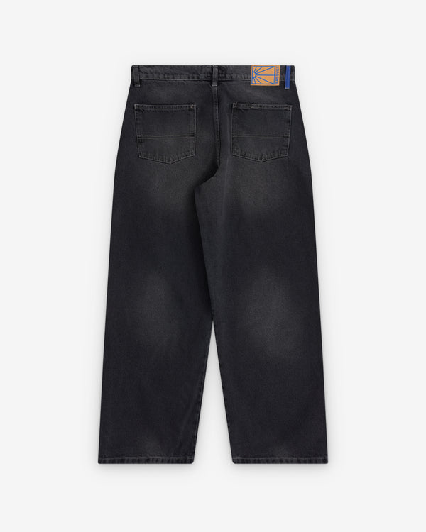 Paccbet - Men’s Spot Wash Baggy Denim Pant - (Black)