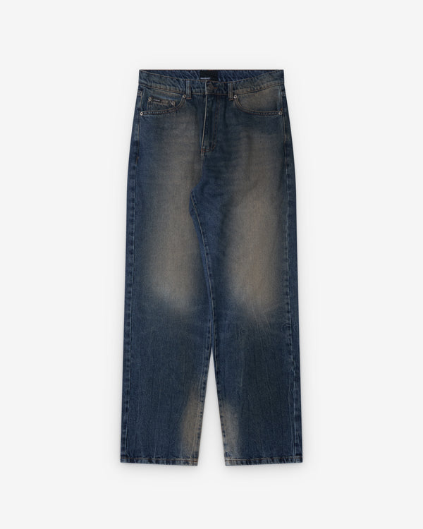 Rassvet - Men's Men Washed Denim Pants - (Blue)