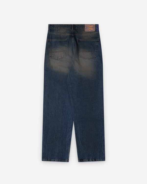 Rassvet - Men's Men Washed Denim Pants - (Blue)