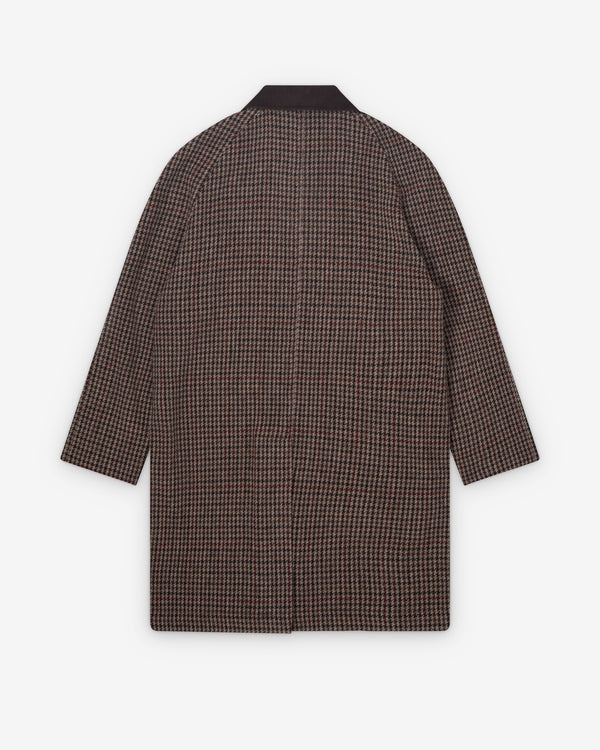 Rassvet - Men's Houndstooth Wool Coat - (Brown)