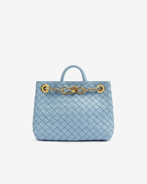 Bottega Veneta - Small Andiamo With Chain - (Ice)