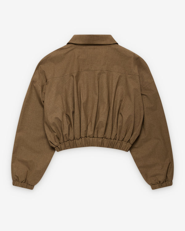 Renaissance Renaissance - Women's Baby Bomber Jacket - (Chocolate)